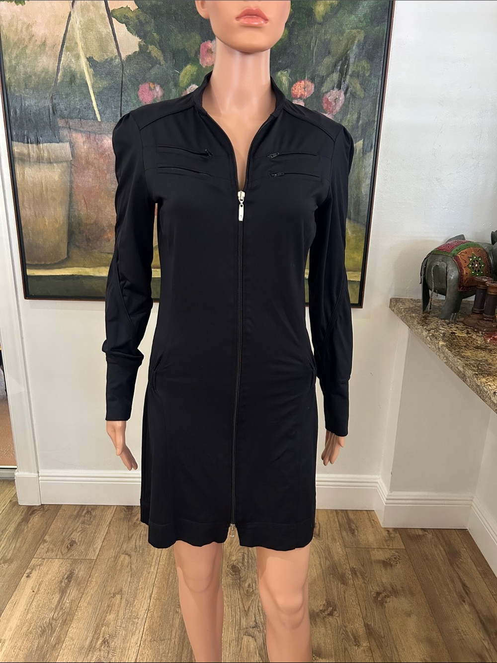 Anatomie activewear black dress
